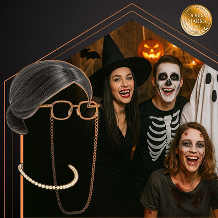 Ruhhy Oma Kostuum - 5 Delige Verkleedset - Halloween & Carnaval