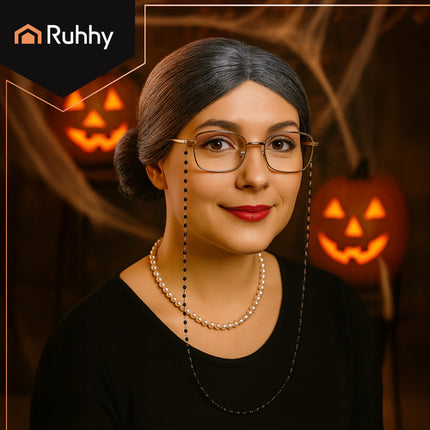 Ruhhy Oma Kostuum - 5 Delige Verkleedset - Halloween & Carnaval