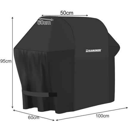 Kaminer Universele Grillhoes - 100 x 60 x 95 cm - Beschermhoes - Zwart