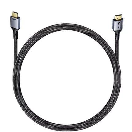 Izoxis HDMI 2.1 Kabel - 8K - 2 Meter - Nylon Gevlochten - Zwart
