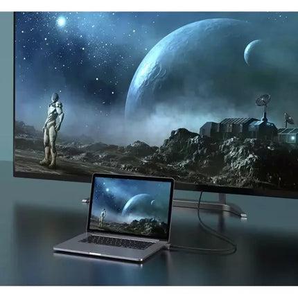 Izoxis HDMI 2.1 Kabel - 8K - 2 Meter - Nylon Gevlochten - Zwart