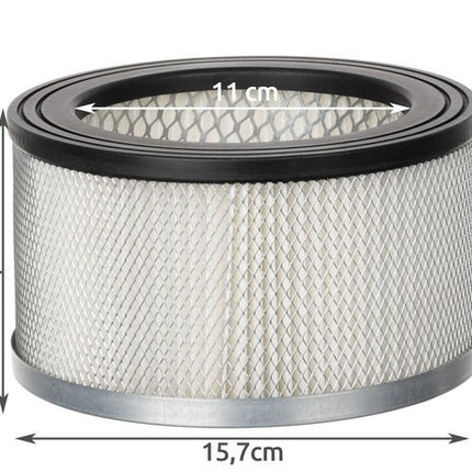 Kaminer HEPA Filter - Brandwerend - 15,7 x 8,8 cm - Voor Aszuiger