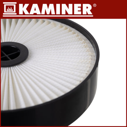 Kaminer HEPA Filter - Voor Stofzuiger 23918 - Wasbaar - Zwart/Wit
