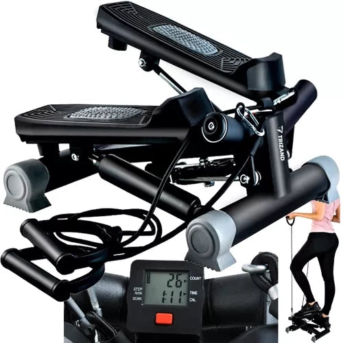 Trizand Incline Stepper - Met Weerstandskabels - LCD Display