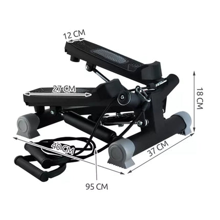 Trizand Incline Stepper - Met Weerstandskabels - LCD Display