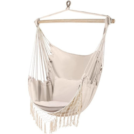 Gardlov Braziliaanse Hangstoel - Beige - Inclusief 2 Kussens - 120 kg