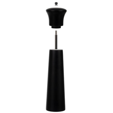 Ruhhy 24721 Peper- en Zoutmolen Set - Hout - Keramisch Maalwerk - Zwart/Wit - 2 Stuks