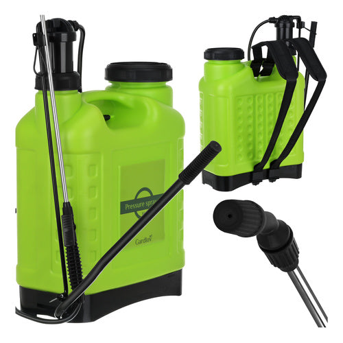 Gardlov Rugspuit - 16 Liter - Met Lans en Slang - Groen