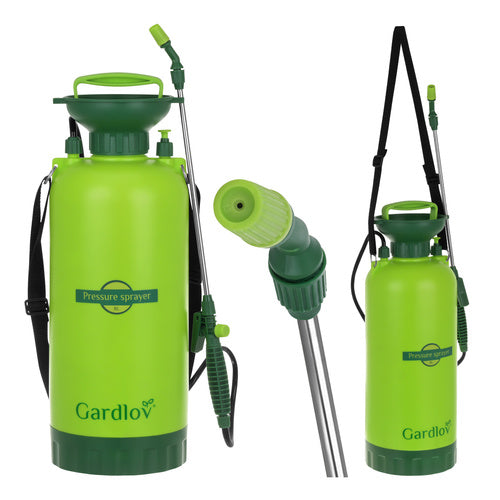 Gardlov Drukspuit - 8 Liter - Met Lans en Slang - Groen