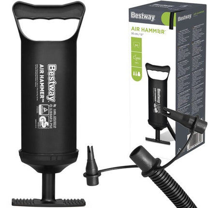 Bestway Handpomp - Met 3 Opzetstukken - 30 cm