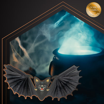 Ruhhy Hangende Vleermuis - 60 cm - Halloween Decoratie - Zwart