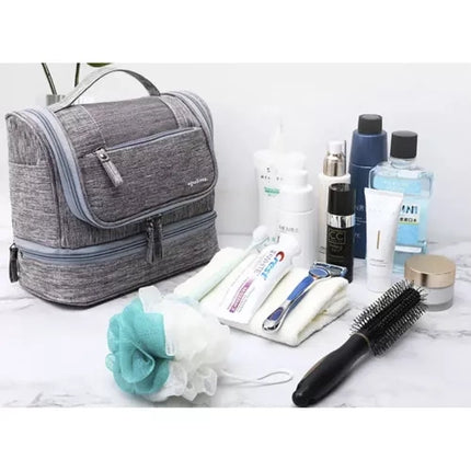 Soulima Hangende Toilettas - 25 x 20 x 14.5 cm - Met Thermovak - Grijs