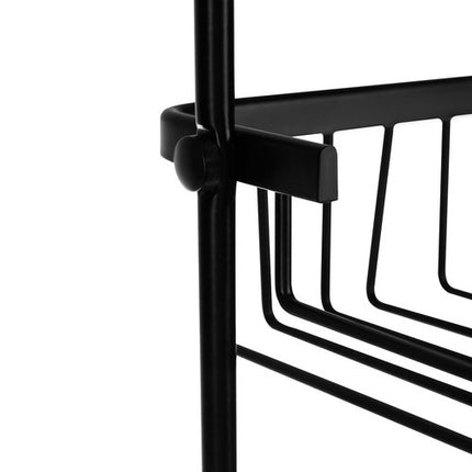 Ruhhy Hangende Doucheplank - 3 Niveaus - Zwart - Voor Douchecabine