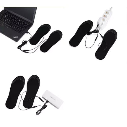 Trizand Verwarmde Inlegzolen - USB - Maat 35-40 - Op Maat Snijdbaar