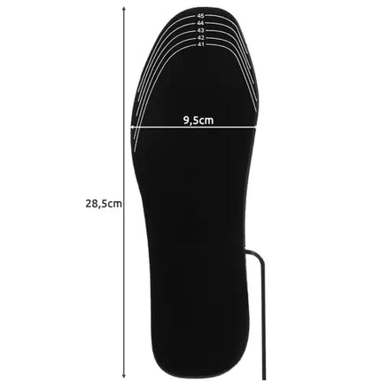 Trizand Verwarmde Inlegzolen - USB - Maat 41-46 - Op Maat Snijdbaar