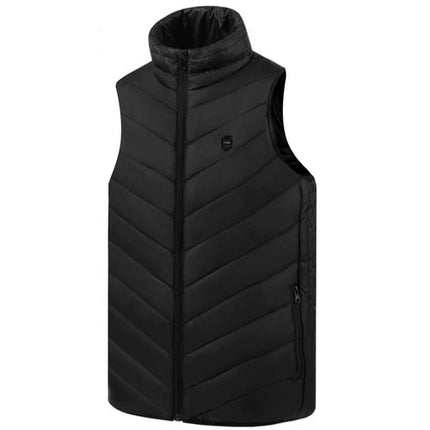 Trizand Verwarmd Vest - Maat M - USB - 9 Zônes - Zwart