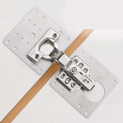 Meubel Scharnier Reparatieplaten – Set van 4 Platen + 24 Schroeven