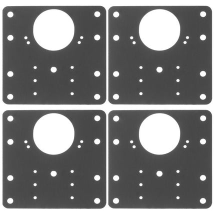 Meubel Scharnier Reparatieplaten – Set van 4 Platen + 24 Schroeven