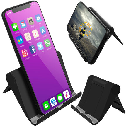 Izoxis Universele Telefoonstandaard - Verstelbaar - Compact - Zwart