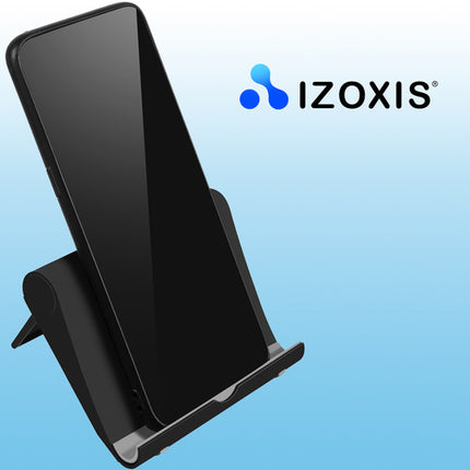Izoxis Universele Telefoonstandaard - Verstelbaar - Compact - Zwart