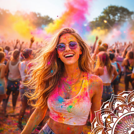 Holi Cow Kleurenpoeder Set - 6 x 100g - Holi Festival Poeder