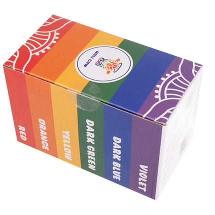 Holi Cow Kleurenpoeder Set - 6 x 100g - 6 Levendige Kleuren