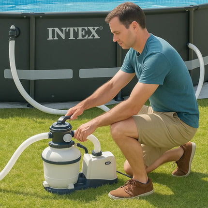 Intex 29060 Zwembadslang - 150 cm - Ø 38 mm - Met Schroefaansluiting