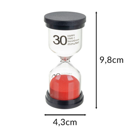 Kruzzel Zandloperset - 6 Delig - Educatief - 1 t/m 30 Minuten - Multicolor