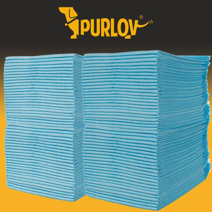 Purlov Hygiënische Pads - 60 x 90 cm - 100 Stuks incl. 30 Poepzakjes
