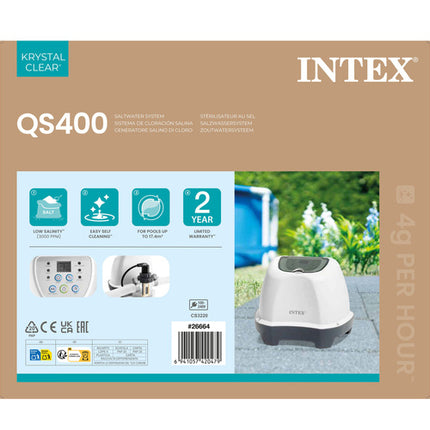 Intex 26664 Zoutwatersysteem - 4 g/u - Chloorgenerator voor Zwembad