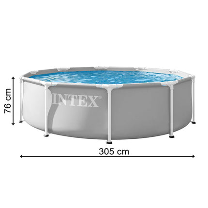 Intex Prism Frame Zwembad - 305 x 76 cm - 4485 Liter - Rond