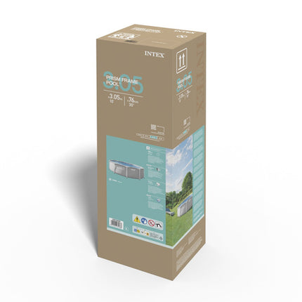 Intex Prism Frame Zwembad - 305 x 76 cm - 4485 Liter - Rond