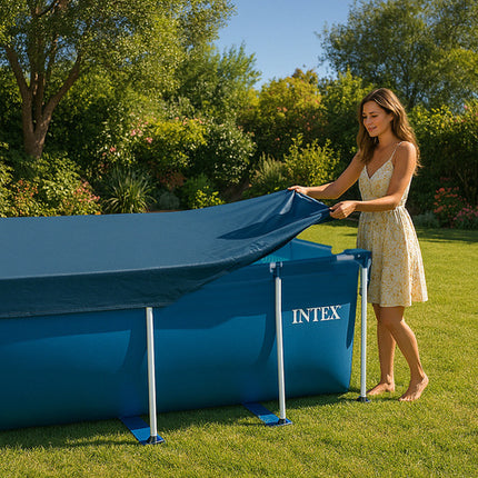 Intex 28036 Zwembadafdekking - 260 x 160 cm - Voor Framezwembad