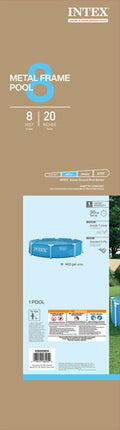 Intex Metal Frame Zwembad - 244 x 51 cm - 1820 Liter - Blauw