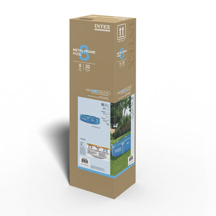 Intex Metal Frame Zwembad - 244 x 51 cm - 1820 Liter - Blauw