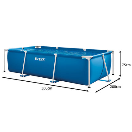 Intex 28272 Frame Zwembad - 300 x 200 x 75 cm - Blauw