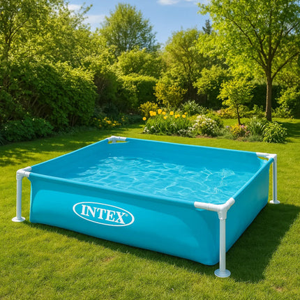 Intex Frame Pool - 122 x 122 x 30 cm - Kinderzwembad - Blauw