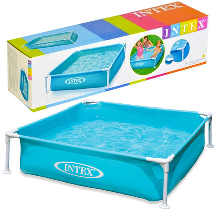 Intex Frame Pool - 122 x 122 x 30 cm - Kinderzwembad - Blauw
