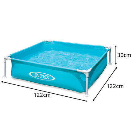 Intex Frame Pool - 122 x 122 x 30 cm - Kinderzwembad - Blauw