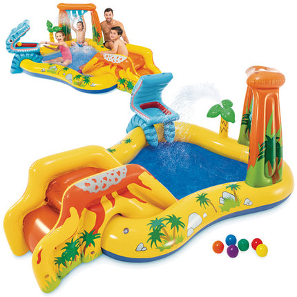 Intex 5-in-1 Speeltuin - Opblaasbaar Waterpark - 249 x 191 x 109 cm