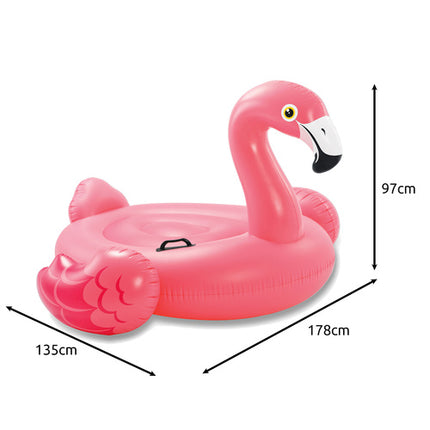 Intex Flamingo Opblaasbaar Luchtbed - 178 x 135 cm - Zwembad & Strand