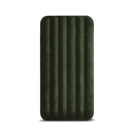 Intex Prestige Downy Eenpersoons Luchtbed - 191 x 99 x 25 cm - Grijs/Groen