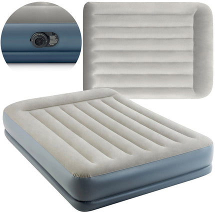 Intex Pillow Rest Mid-Rise Tweepersoons Luchtbed - 203 x 152 x 30 cm - Met Ingebouwde Pomp