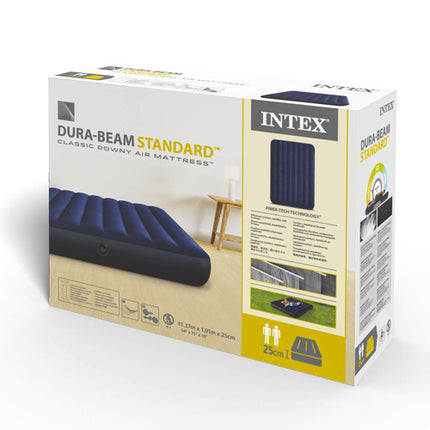 Intex 64758 Dura-Beam Tweepersoons Luchtbed - 137 x 191 x 25 cm