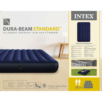 Intex 64758 Dura-Beam Tweepersoons Luchtbed - 137 x 191 x 25 cm