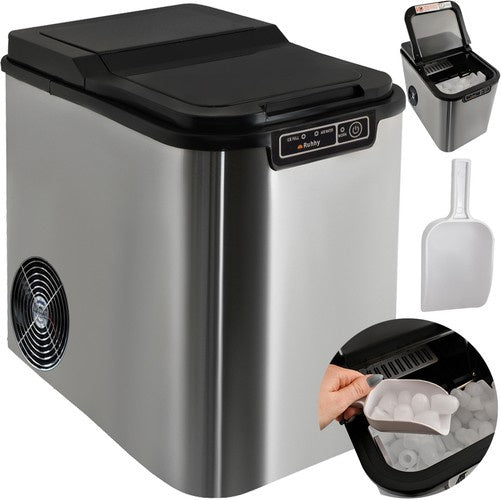Ruhhy IJsmachine - 12kg/dag - 2,2L - Met Zelfreiniging - Zwart