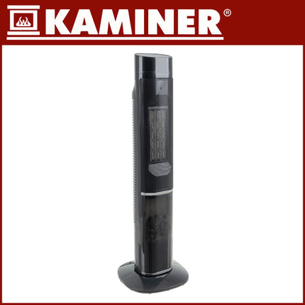 Kaminer Ignisse Torenkachel - 2000W - Met Vlameneffect - Zwart
