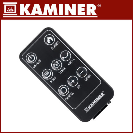 Kaminer Ignisse Torenkachel - 2000W - Met Vlameneffect - Zwart