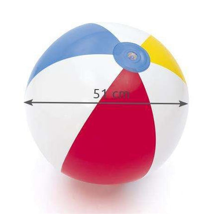 Bestway Opblaasbare Strandbal - 51 cm - Grote Beachball - Multicolour