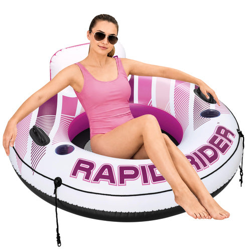 Bestway Hydro Force Rapid Rider 43953 Opblaasbare Stoel - 135 cm - Met Rugsteun